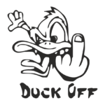 Стикер за кола Duck Off
