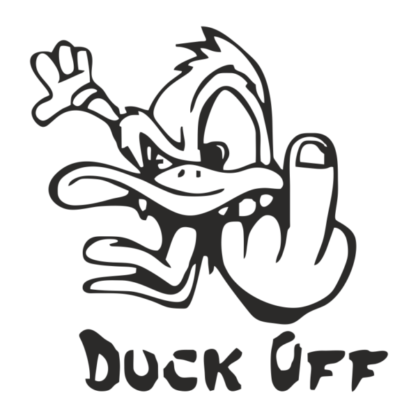 Стикер за кола Duck Off