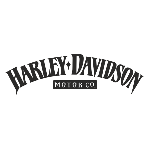 Стикер с надпис Harley Davidson
