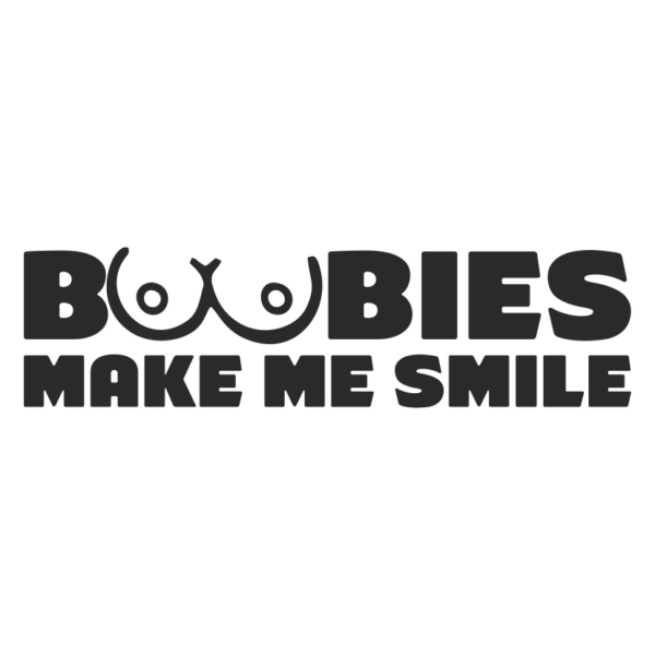 Стикер BOOBIES MAKE ME SMILE