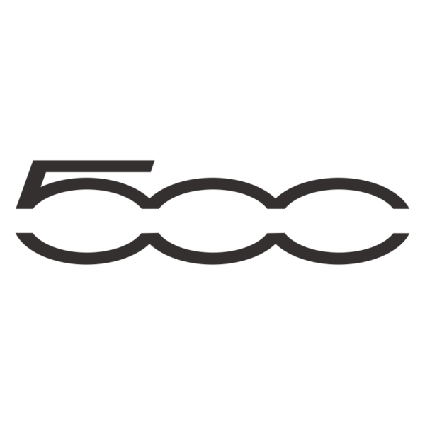 Стикер Фиат 500 лого