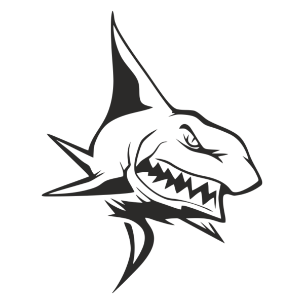 Стикер акула