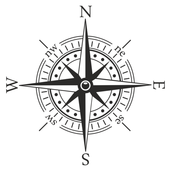 Стикер компас