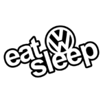 Стикер eat VW sleep